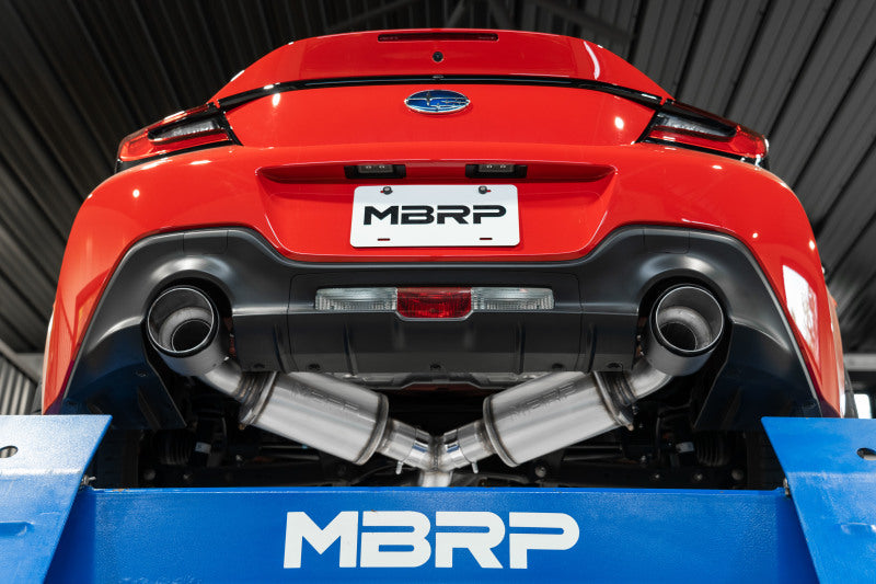 MBRP Armor Pro Series Cat Back Exhaust System for Subaru BRZ and Scion FR-S - T304 Stainless Steel with Carbon Fiber Tips