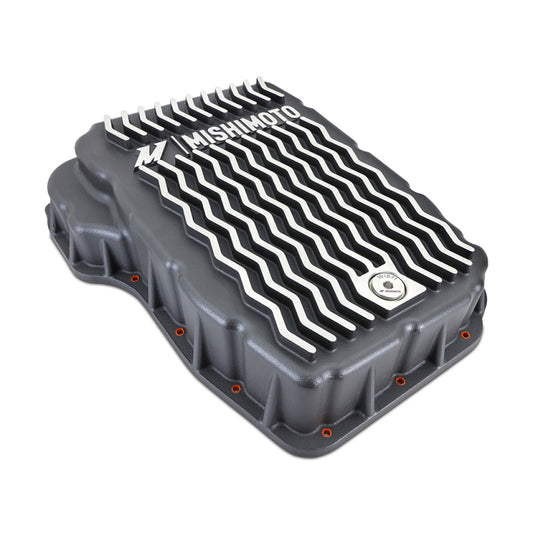 Mishimoto Aluminum Transmission Pan for 2004-2024 Dodge Ram 6.7L Cummins — Cast Aluminum with Improved Cooling and Capacity