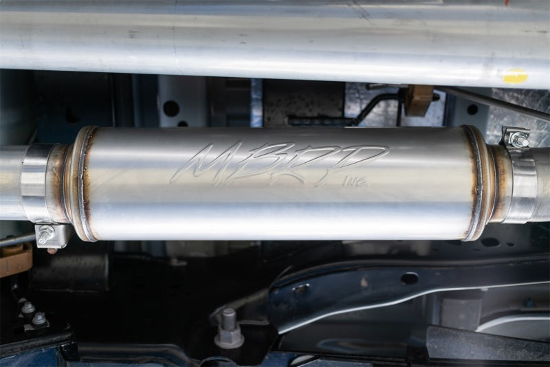 MBRP Armor Pro Series 2017+ Ford F-250/F-350 6.2L/7.3L Single Side 4-inch T304 Stainless Steel Cat-Back Exhaust System
