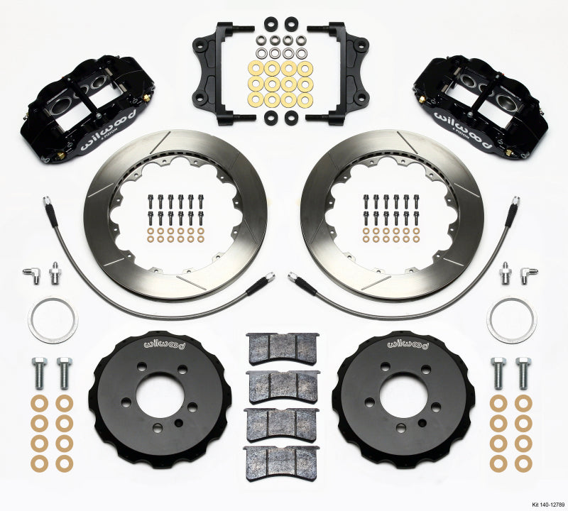 Wilwood Narrow Superlite 6R Front Hat Kit 12.88 inch for 2006-2012 Volkswagen GTI