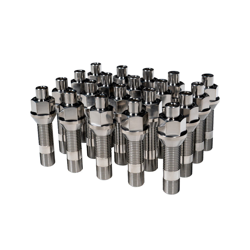 Wheel Mate Titanium Wheel Stud Conversion M14x1.25 to M14x1.5 - 74mm - Raw Titanium
