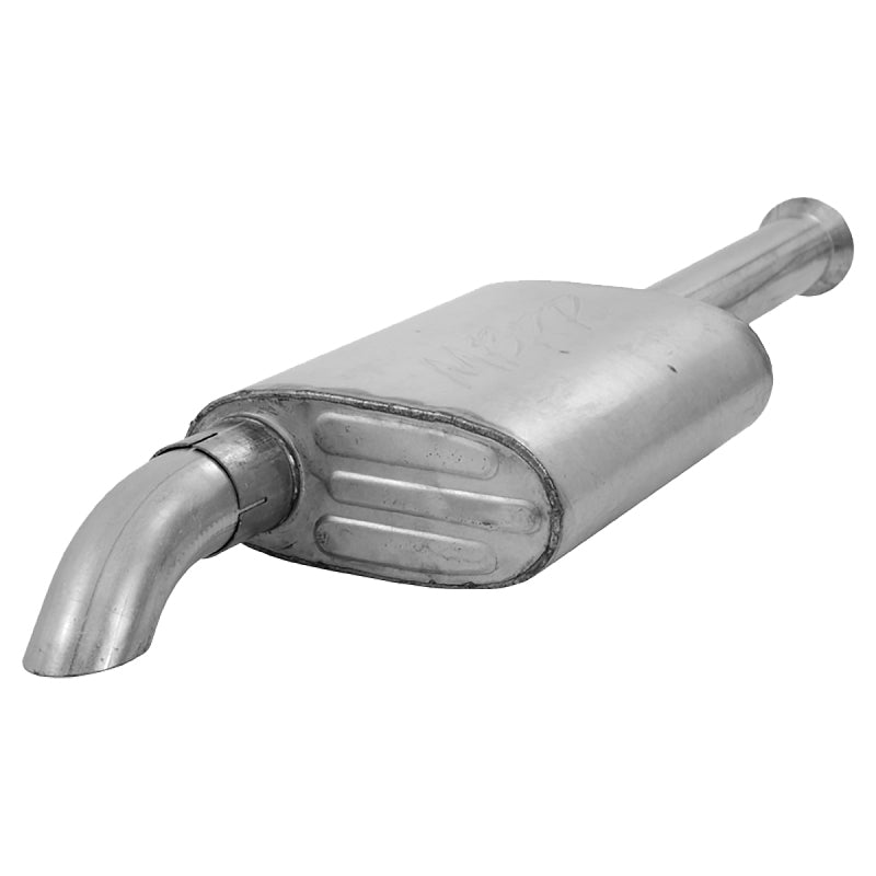 MBRP Armor Lite Series Cat Back Exhaust System for 2002-2006 Jeep Wrangler 2.5L & 4.0L - Off Road, Single Turn Down Exit
