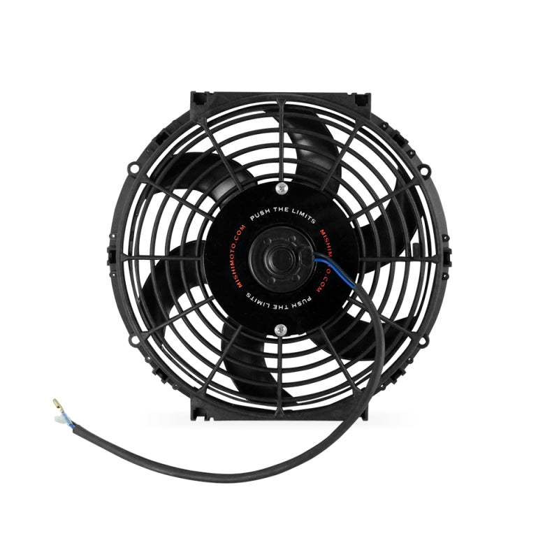 Mishimoto 10 Inch Curved Blade Electric Fan for Automotive Cooling Efficiency