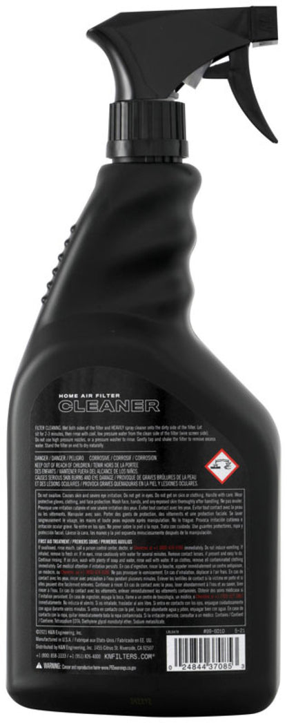 K&N HVAC Filter Cleaner Part 99-6010 – 32 oz Pump Spray for Efficient Air Filter Maintenance