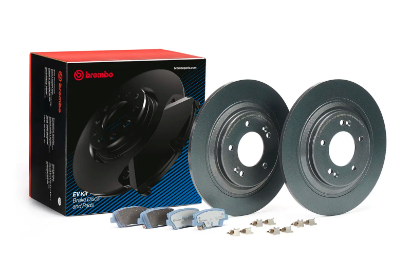Brembo OE Rear Brake Kit for Hyundai Kona Electric, Kia Niro EV, and Soul EV - Part Number KT08015