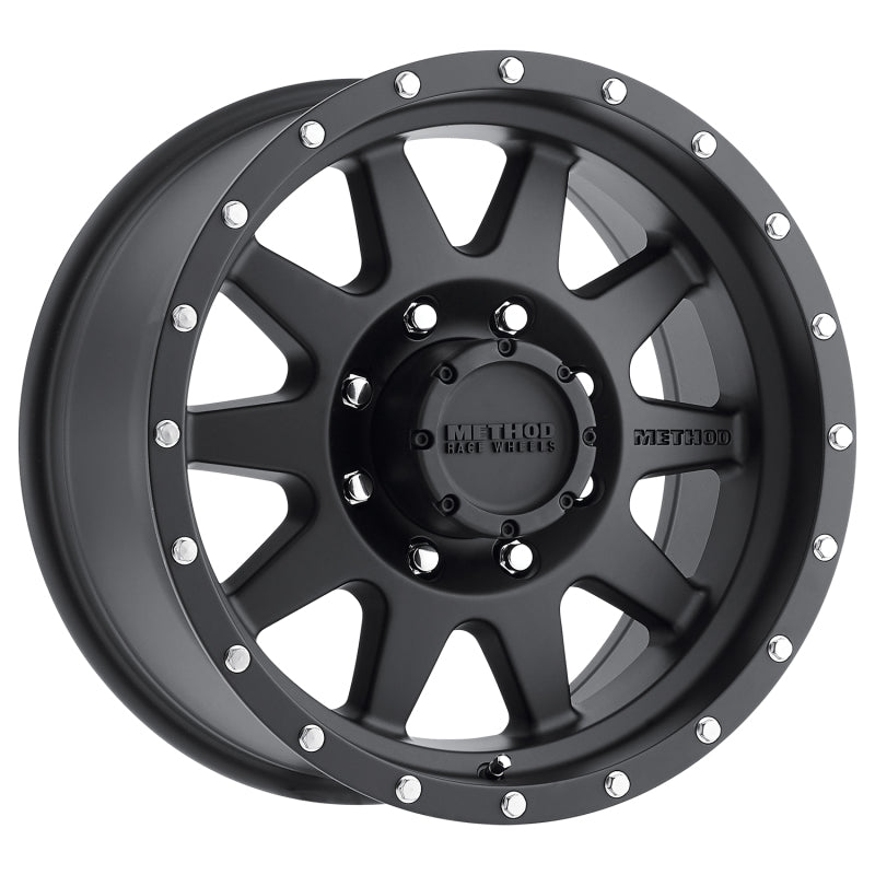 Method MR301 16x8 Black Wheel with 8x6.5 Bolt Pattern and 130.81mm Center Bore