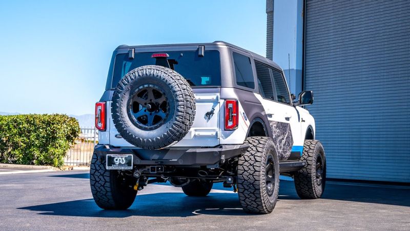 Borla Axle-Back Exhaust System for 2021-2026 Ford Bronco 2.7L V6 with Black Coated Tips