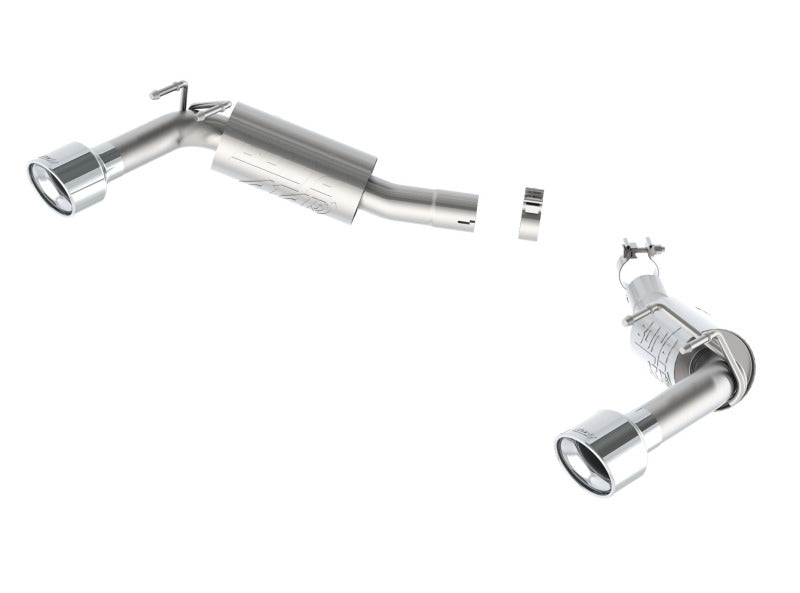 Borla ATAK Axle-Back Exhaust System for 2014-2015 Chevrolet Camaro SS 6.2L V8 RWD with Single Tip Exit