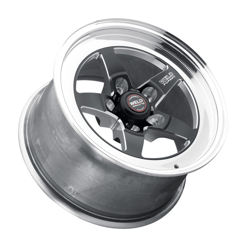 Weld S71 15x10 inch Black Modular Wheel with 5x4.75 Bolt Pattern - Medium Pad, 7.5 inch Backspace