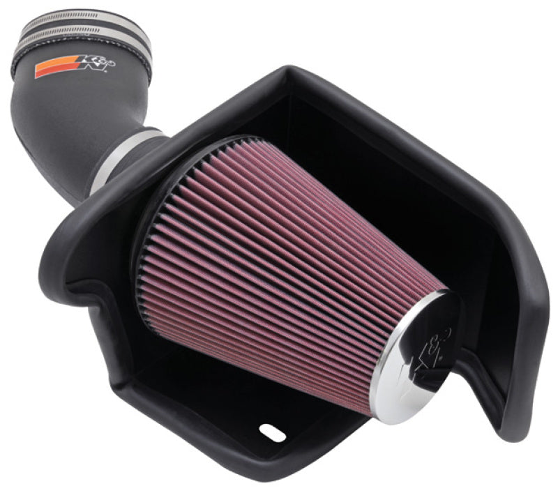 K&N Engineering 57-2549 High-Flow Cold Air Intake Kit for Ford F-150 (2001-2004)