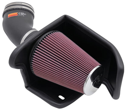 K&N Engineering 57-2549 High-Flow Cold Air Intake Kit for Ford F-150 (2001-2004)