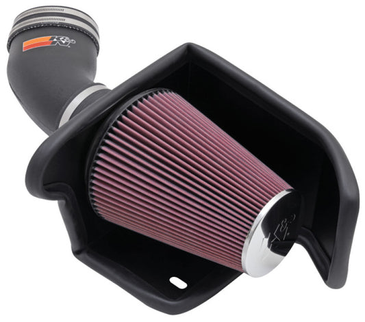 K&N Engineering 57-2549 High-Flow Cold Air Intake Kit for Ford F-150 (2001-2004)
