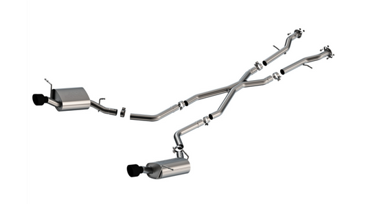 Borla S-Type Cat-Back Exhaust System for 2011-2026 Dodge Durango 3.6L V6 / 5.7L V8 with 4.5-inch Ceramic Black Tips