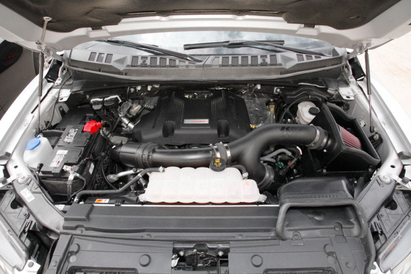 K&N Engineering Part 63-2599 High-Flow Cold Air Intake for 2017-2018 Ford F-150 Ecoboost 3.5L