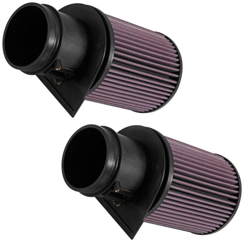 K&N Engineering High-Flow Reusable Air Filter Part E-0658 for 2014-2017 Audi R8 and 2015 Lamborghini Huracan