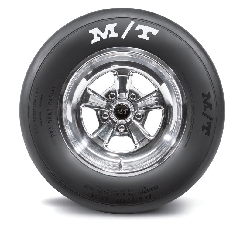Mickey Thompson Pro Drag Radial Tire - 29.5/10.5R15 R1 for Drag Racing Performance