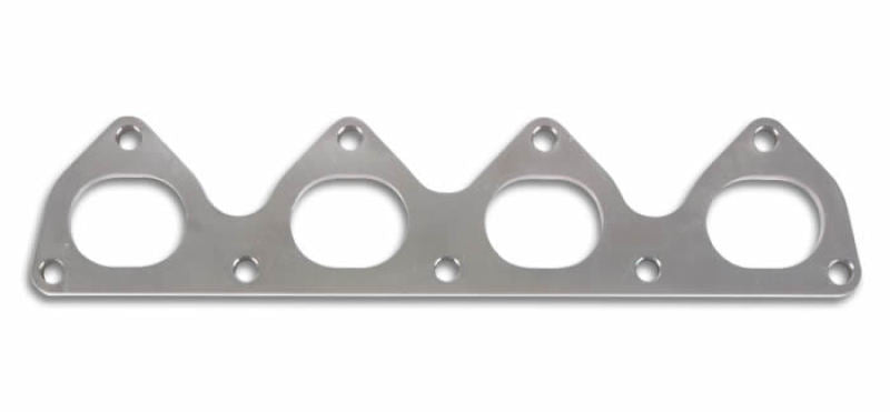 Vibrant T304 Stainless Steel Exhaust Manifold Flange for Honda/Acura B-Series Engines - 3/8 inch Thick