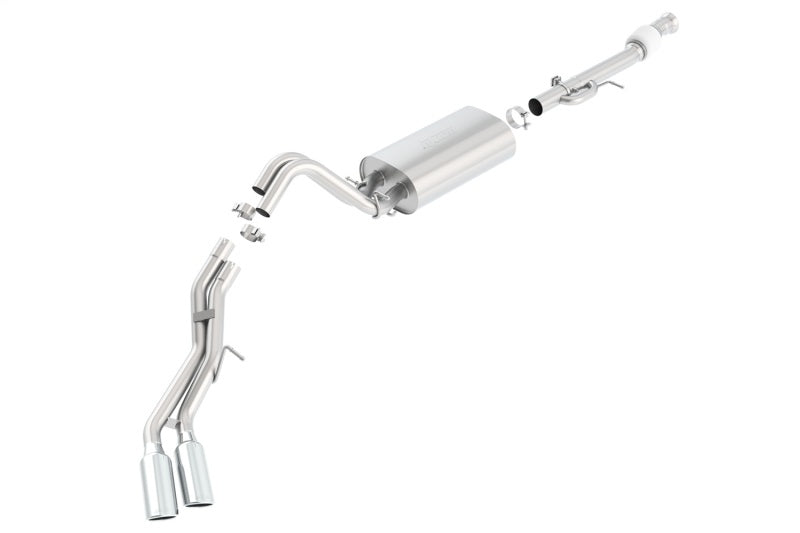Borla Touring Cat-Back Exhaust System for 2015-2020 Cadillac Escalade ESV and GMC Yukon Denali XL 6.2L V8