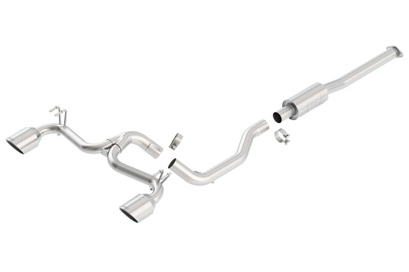 Borla S-Type Cat-Back Exhaust System for 2008-2015 Mitsubishi Lancer Evolution X (EVO X) 2.0L Turbo