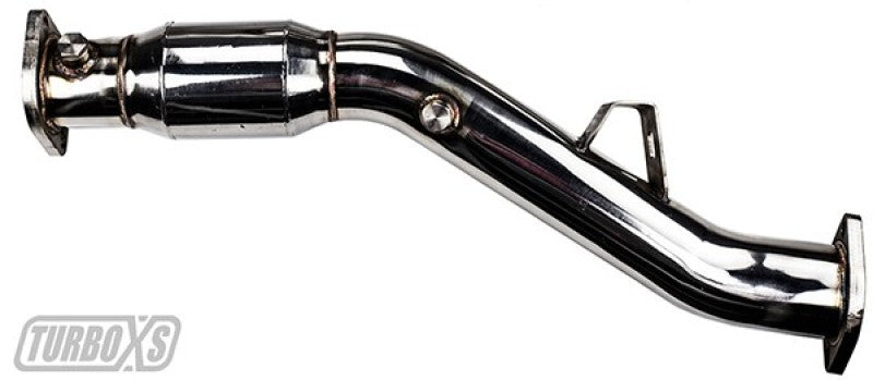 Turbo XS High Flow Catalytic Converter Pipe for 2008-2012 Subaru WRX/STI and 2005-2014 Subaru Legacy and Impreza
