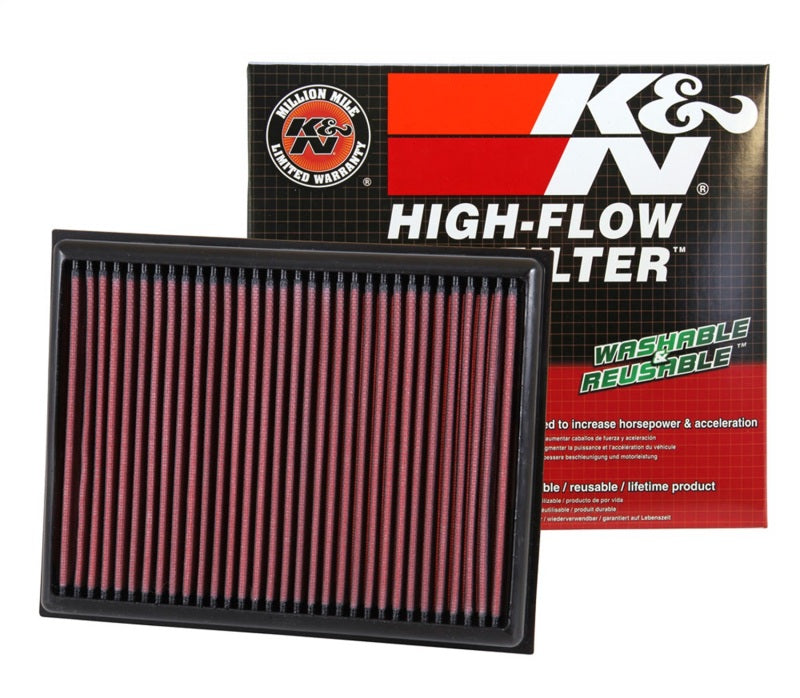 K&N Engineering 33-3059 High-Flow Reusable Air Filter for Nissan NP300 2.3L Diesel (2015-2017)
