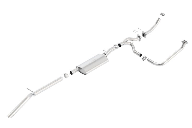 Borla High Clearance Climber Exhaust System for Jeep Wrangler JKU 3.6L V6 (2012-2015) | Part #140634