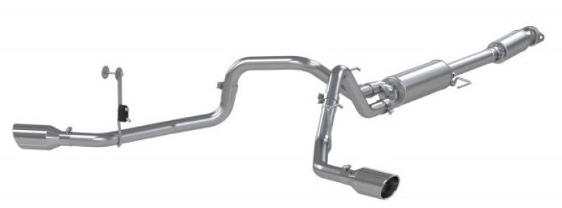 MBRP Armor Plus Series 2021+ Ford F-150 3-Inch Cat Back Exhaust System with Dual Split Side Tips