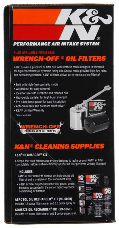 K&N Engineering Part 57-1134 Performance Air Intake System for Harley-Davidson Touring Models