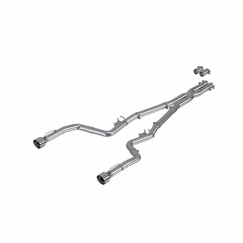 MBRP Armor Lite Series 17-21 Dodge Charger 5.7L/6.2L/6.4L 3-Inch Race Profile Cat-Back Exhaust System with Dual Tips