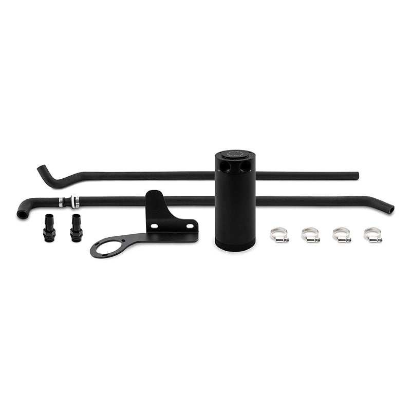 Mishimoto 07-13 Mazda Mazdaspeed 3 Baffled Oil Catch Can Kit - Black (Part Number: MMBCC-MS3-07PBE2)