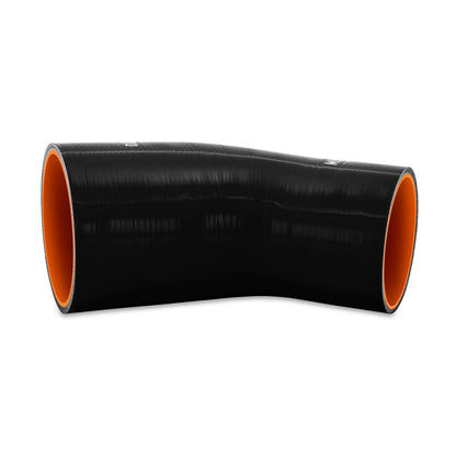 Mishimoto Silicone Reducer Coupler 45 Degree 3 Inch to 3.75 Inch - Black