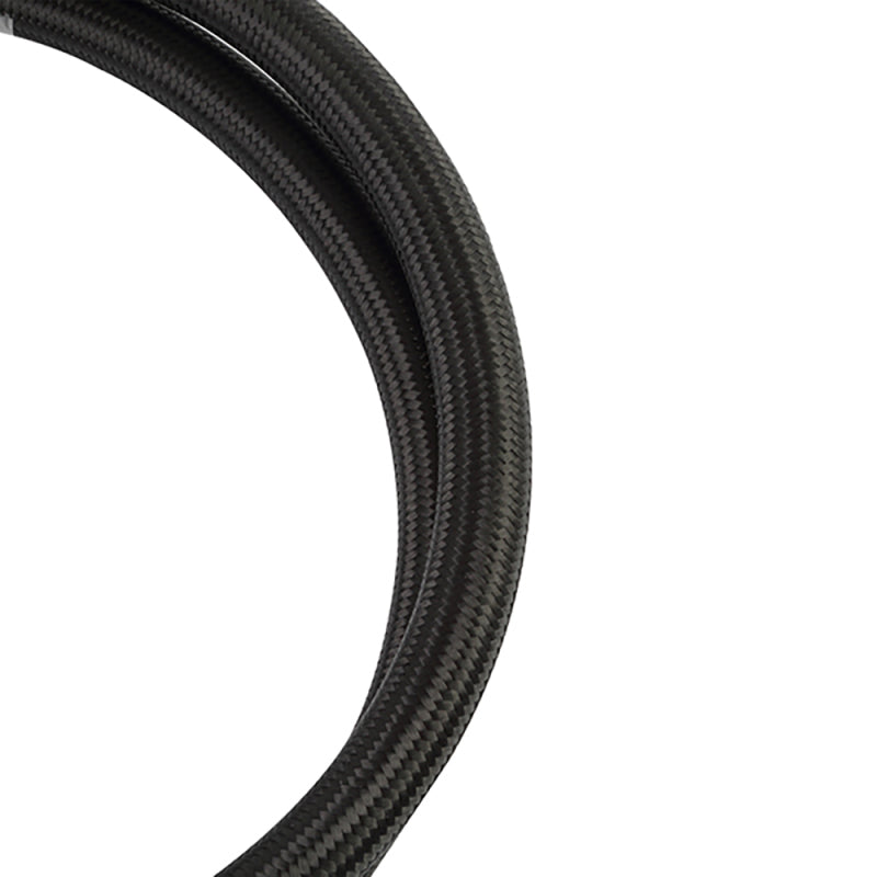 Mishimoto 3Ft Stainless Steel Braided Hose with -6AN Fittings - Black