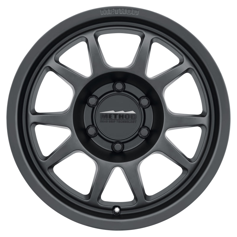 Method MR702 17x7.5 Inch Matte Black Wheel with 6x130 Bolt Pattern and +50mm Offset
