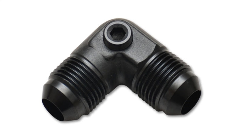 Vibrant -6AN to -6AN Male 90 Degree Union Adapter Fitting with 1/8 Inch NPT Port