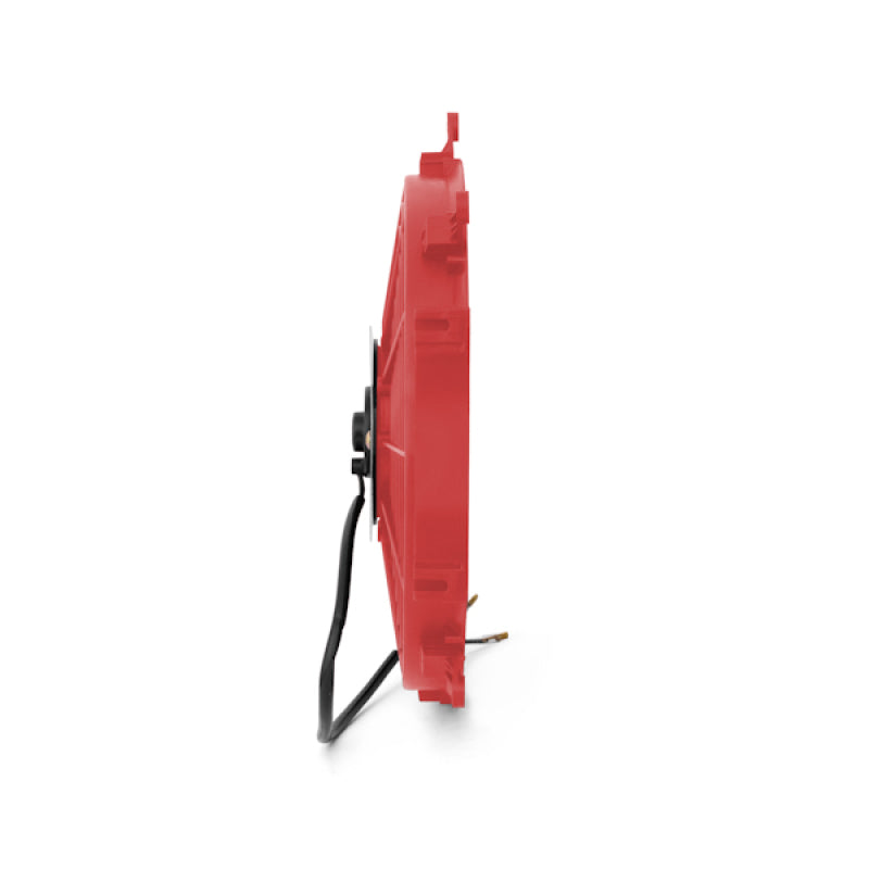 Mishimoto 12 Inch Red Electric Fan 12V - High-Flow Cooling Solution for Automotive Applications