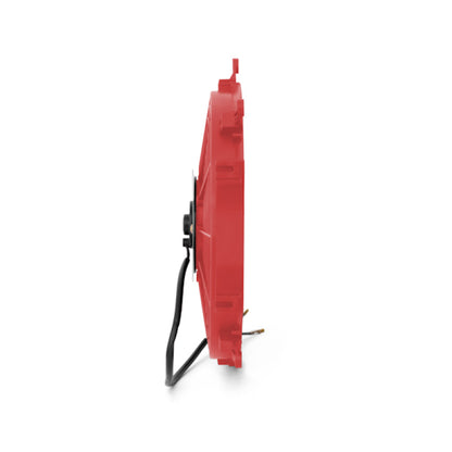 Mishimoto 12 Inch Red Electric Fan 12V - High-Flow Cooling Solution for Automotive Applications
