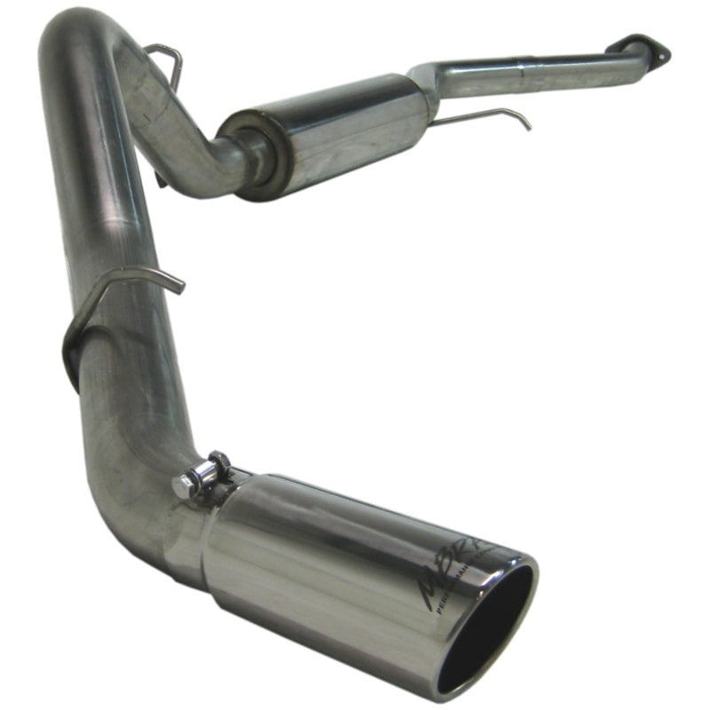 MBRP Armor Plus Series Cat Back Exhaust System for Chevy Silverado 1500 & GMC Sierra 1500 (2003-2004) - 4 Inch Diameter, Single Side Exit, T409 Stainless Steel