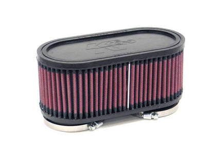 K&N Engineering Universal Air Filter - 2 3/8 Inch Dual Flange, 107mm Center-to-Center, 3 Inch Height for Suzuki GS500