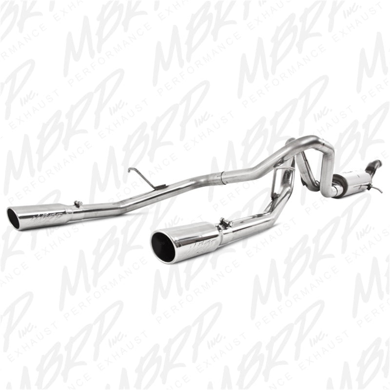MBRP Armor Plus Series Cat Back Exhaust System for Chevrolet Colorado and GMC Canyon 2009-2012 with Dual Rear Exit