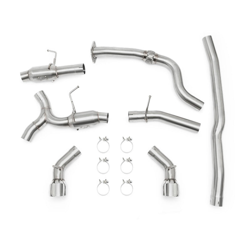 Mishimoto 2016-2024 Chevrolet Camaro 2.0T Dual Polished Tip Cat-Back Exhaust System