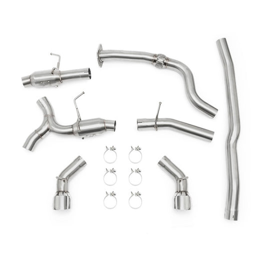 Mishimoto 2016-2024 Chevrolet Camaro 2.0T Dual Polished Tip Cat-Back Exhaust System