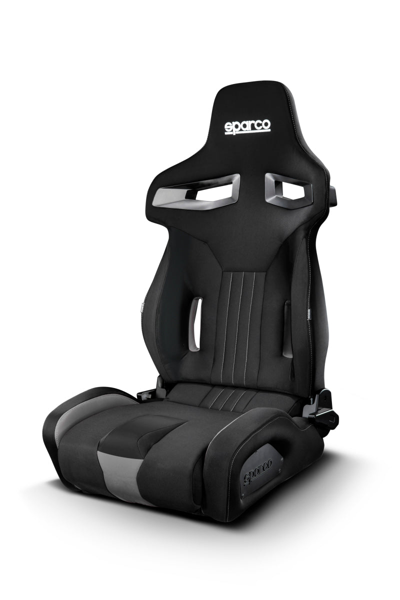 Sparco R333 2021 Black/Grey Automotive Racing Seat - Model 009011NRGR
