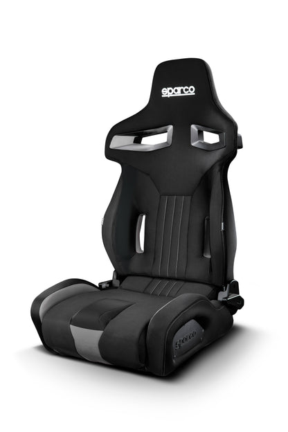 Sparco R333 2021 Black/Grey Automotive Racing Seat - Model 009011NRGR