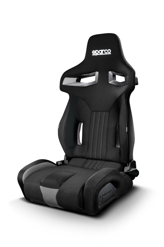 Sparco R333 2021 Black/Grey Automotive Racing Seat - Model 009011NRGR