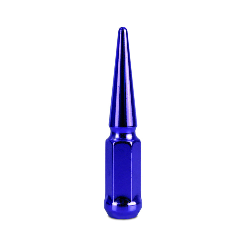 Mishimoto Steel Spiked Lug Nuts M12 x 1.5, 24-Piece Set in Blue – Aggressive Style and Durable Fitment