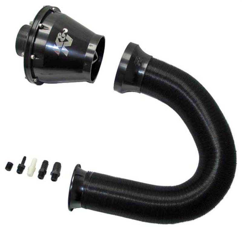 K&N Engineering Apollo RC-5052AB Universal Black Cold Air Intake System for Improved Engine Performance