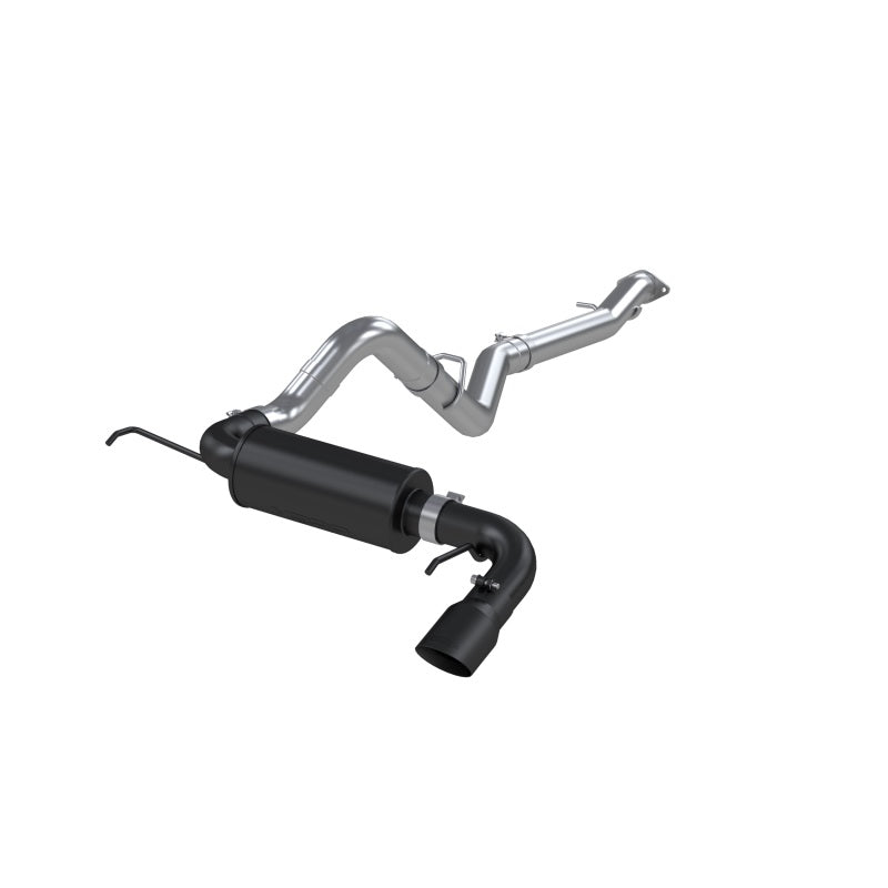 MBRP Armor BLK Series 3 Inch Black Cat Back Exhaust System for Ford Bronco 2021-2023