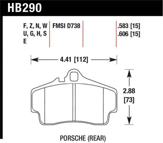Hawk Performance Ceramic Street Brake Pads