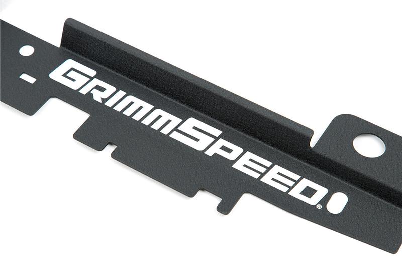 GrimmSpeed 05-09 Subaru Legacy and Outback Radiator Shroud with Tool Tray - Textured Black