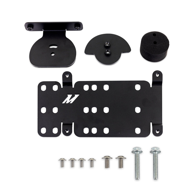 Mishimoto 2011+ Ford F-250/F-350 License Plate Relocation Bracket - Heavy-Duty Steel Mounting Kit